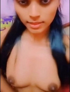 Sexy Girl Play with Her Boobs