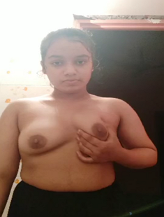 Beautiful Cute Bangladeshi Girl Pressing Boobs Make Video For Bf 2