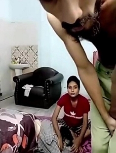 Desi Pregnant Wife Giving Handjob to Hubby
