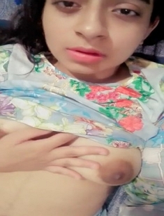 Cute Young Desi Girl Showing Boobs